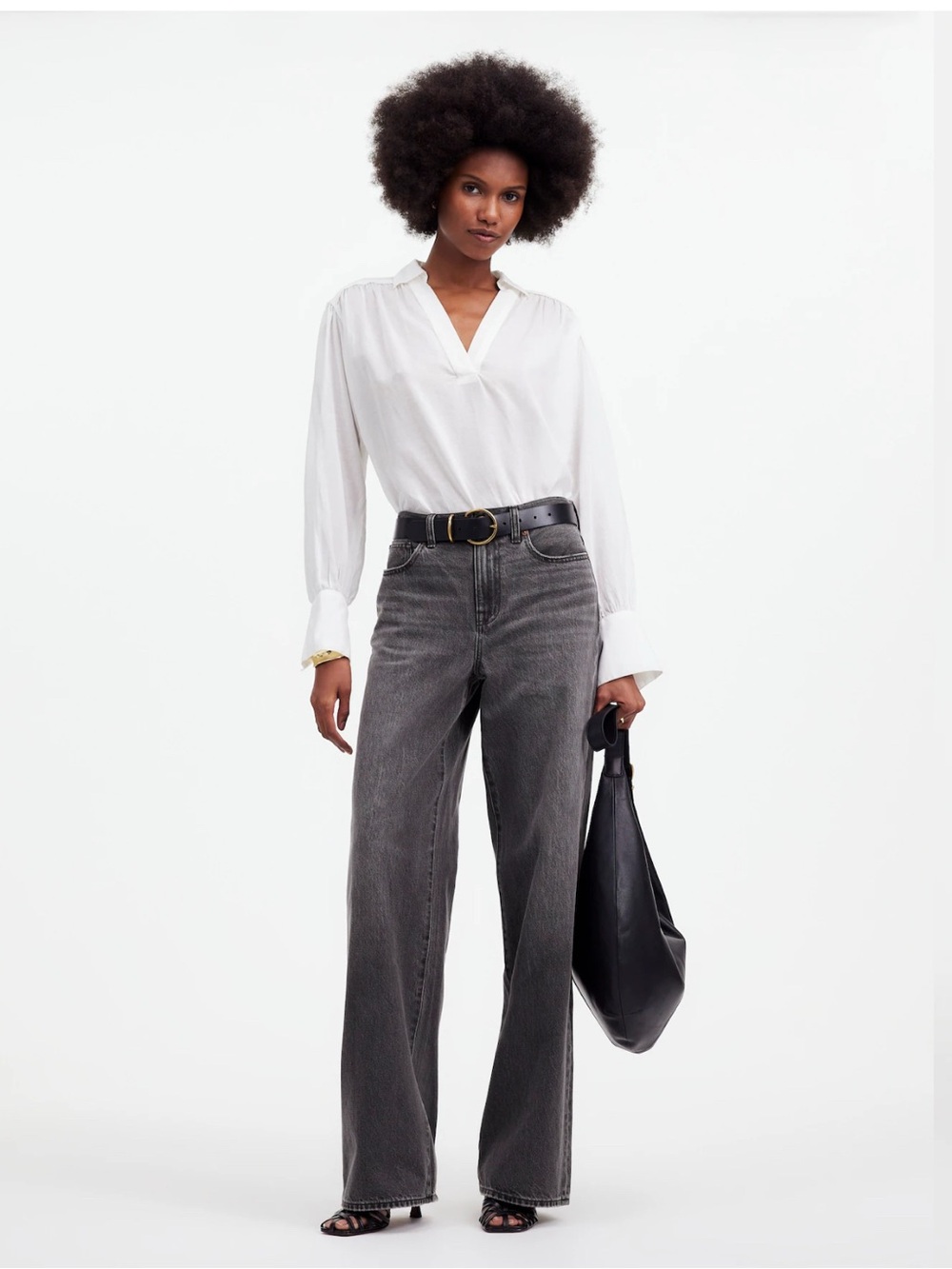 NWOT Madewell Superwide-Leg Jeans in Kingswood Wash